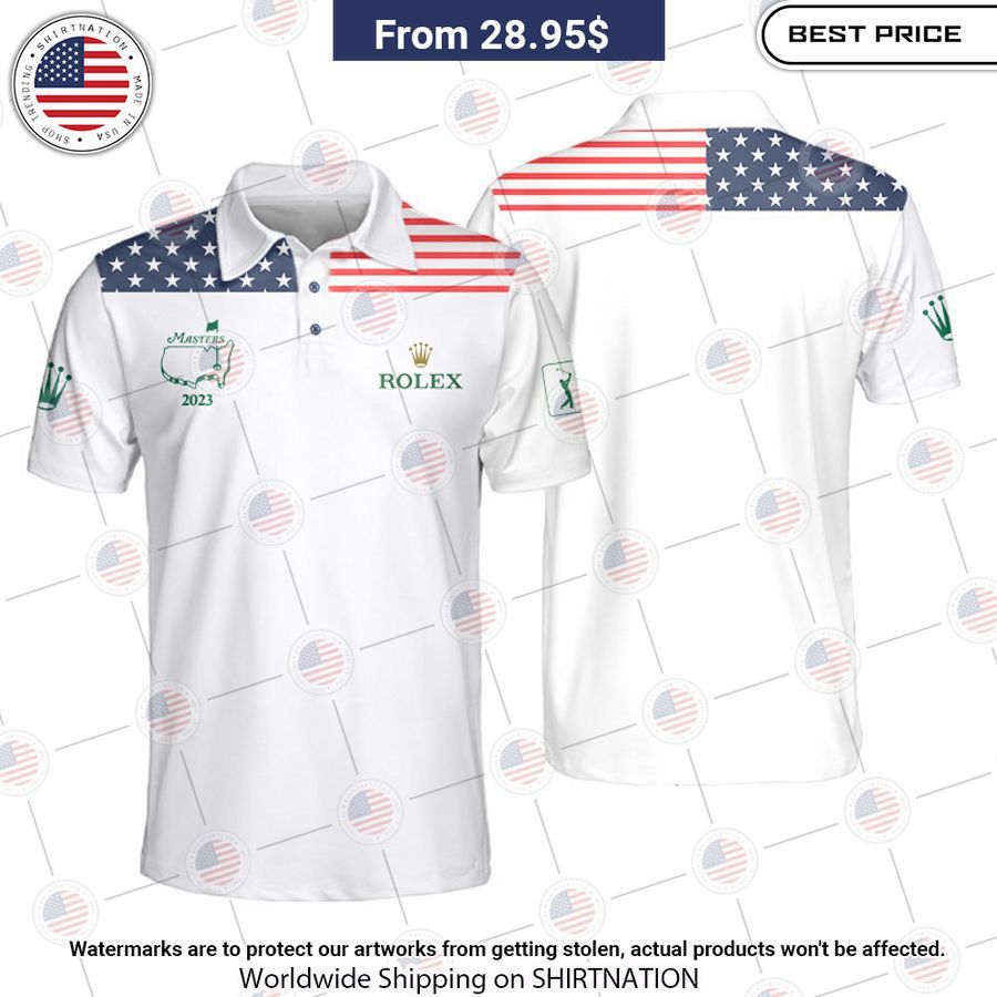 Rolex Masters Tournament Flag Of The US Polo Generous look