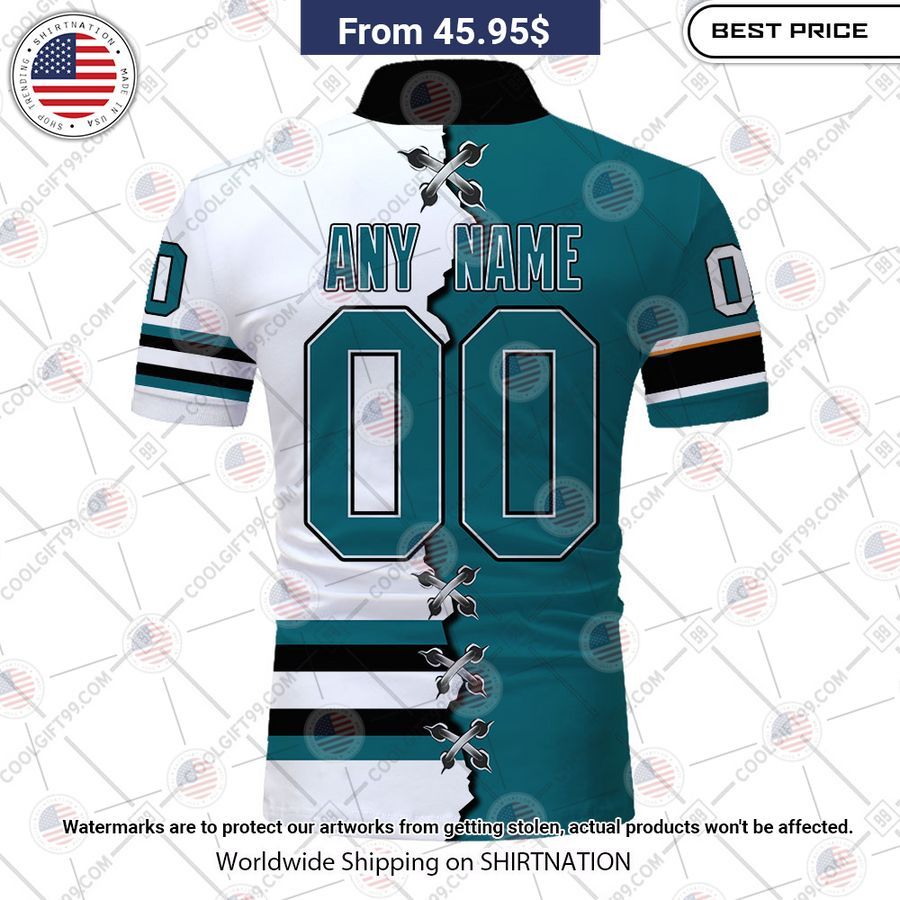 San Jose Sharks Mix Jersey Style Custom Polo Have you joined a gymnasium?