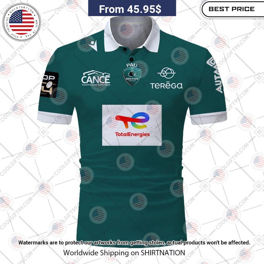 Section Paloise Rugby 2223 Jersey Style Custom Polo Pic of the century