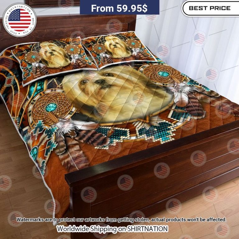 shih tzu dog native american leather bedding 3 113.jpg