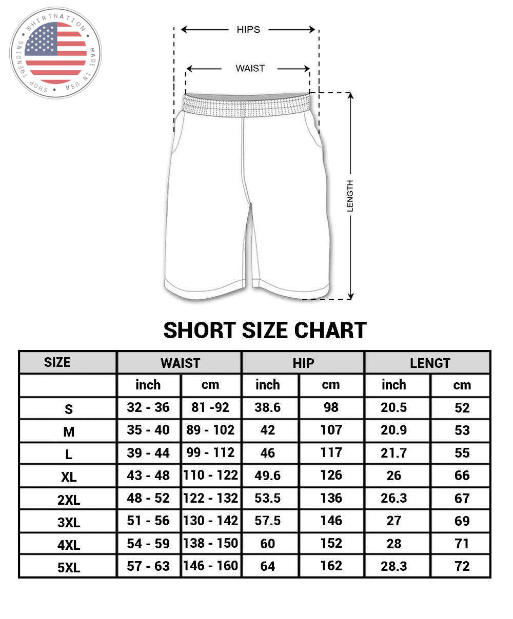 Hawaiian Short Size Chart Shirtnation