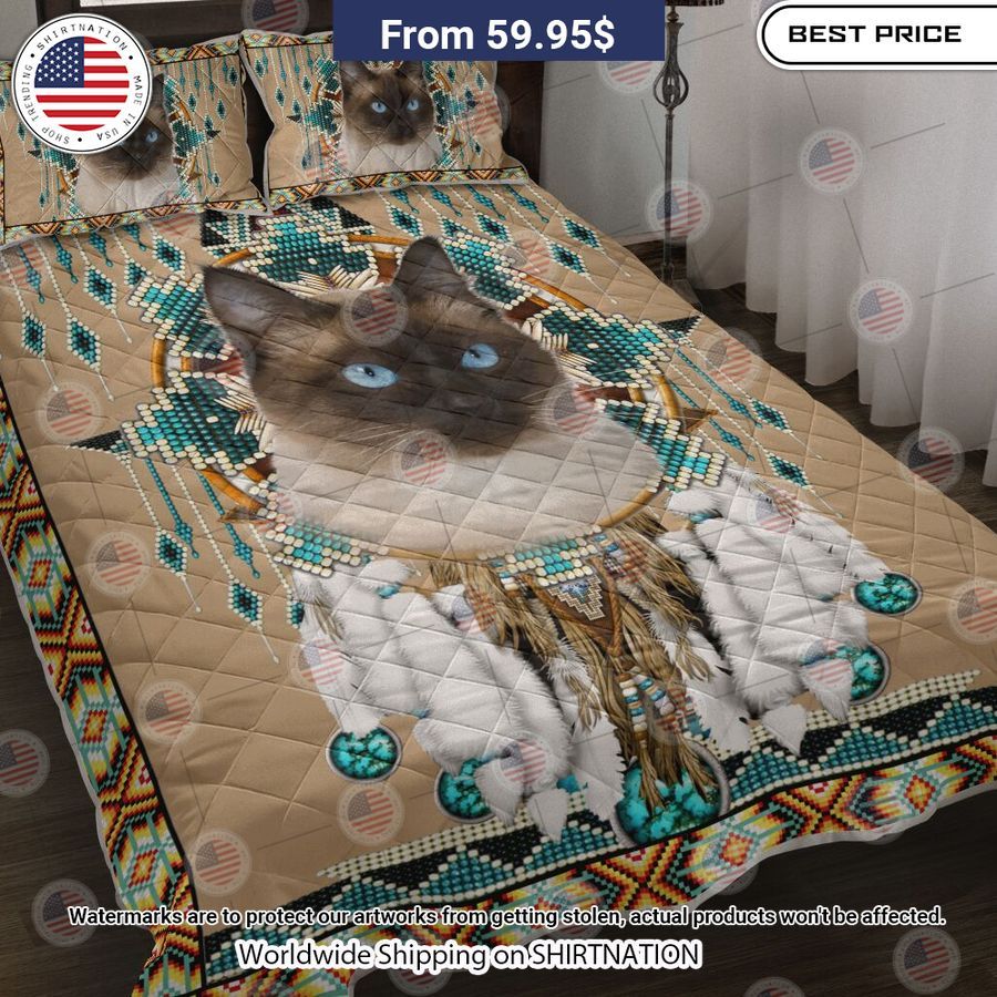 Siamese Cat Native American Dreamcatcher Bedding Is this your new friend?