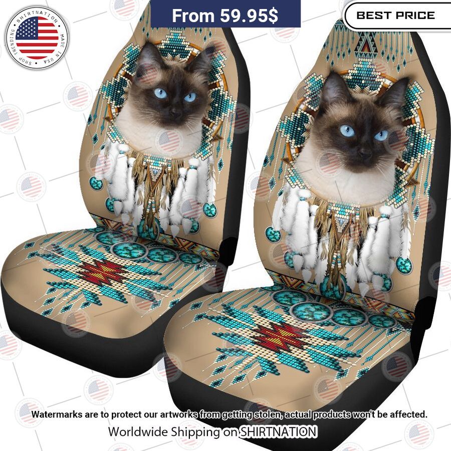 siamese cat native american dreamcatcher seat cover 2 809.jpg