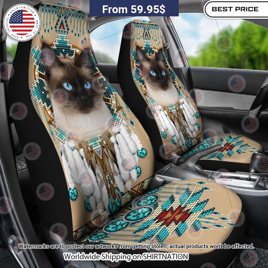 siamese cat native american dreamcatcher seat cover 3 291.jpg