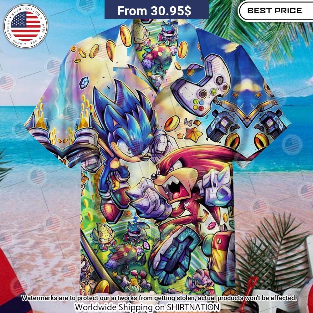 Sonic The Hedgehog Hawaiian Shirt You look insane in the picture, dare I say