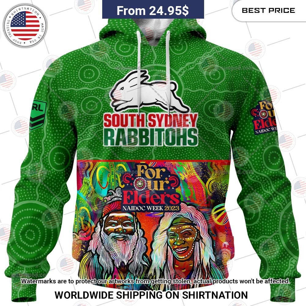 South Sydney Rabbitohs NAIDOC Week 2023 Custom Shirt You look lazy