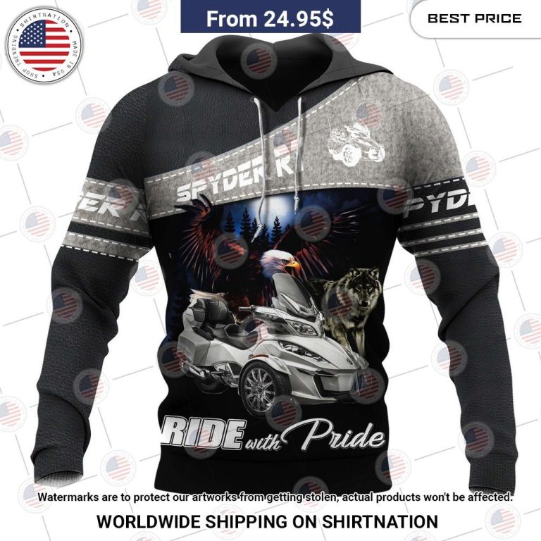 Spyder RT Ride With Pride Hoodie Shirt Rejuvenating picture