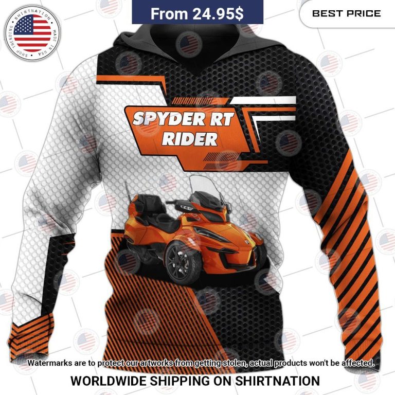 Spyder RT Rider Hoodie Shirt Hundred million dollar smile bro