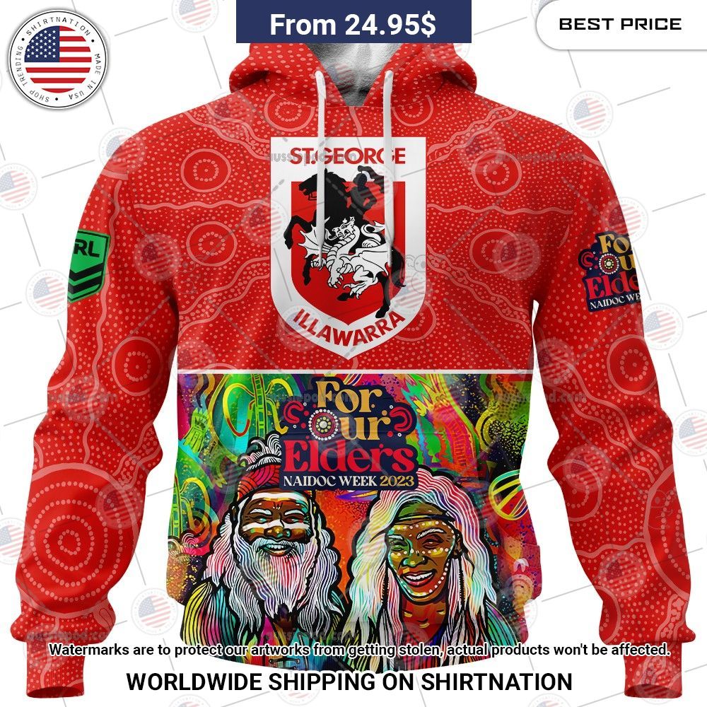 St. George Illawarra Dragons NAIDOC Week 2023 Custom Shirt Out of the world