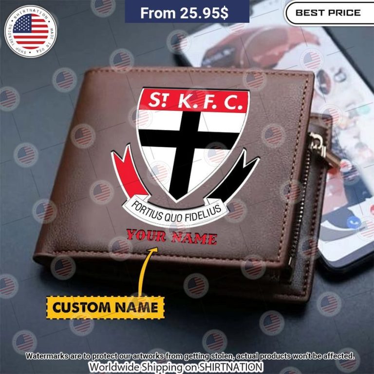 St Kilda Custom Leather Wallet You are always amazing