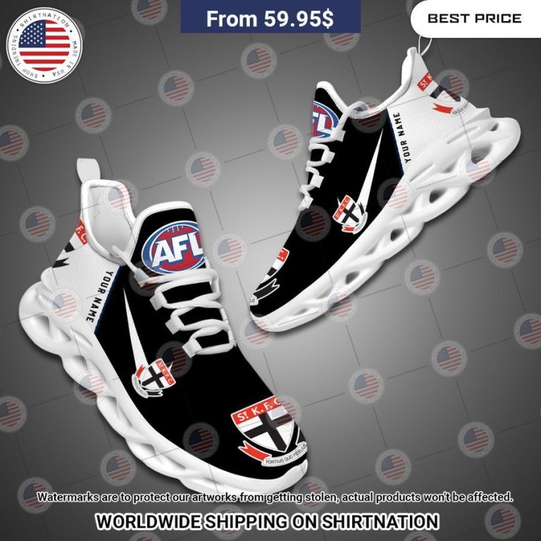 St Kilda Saints Custom Max Soul Shoes Great, I liked it