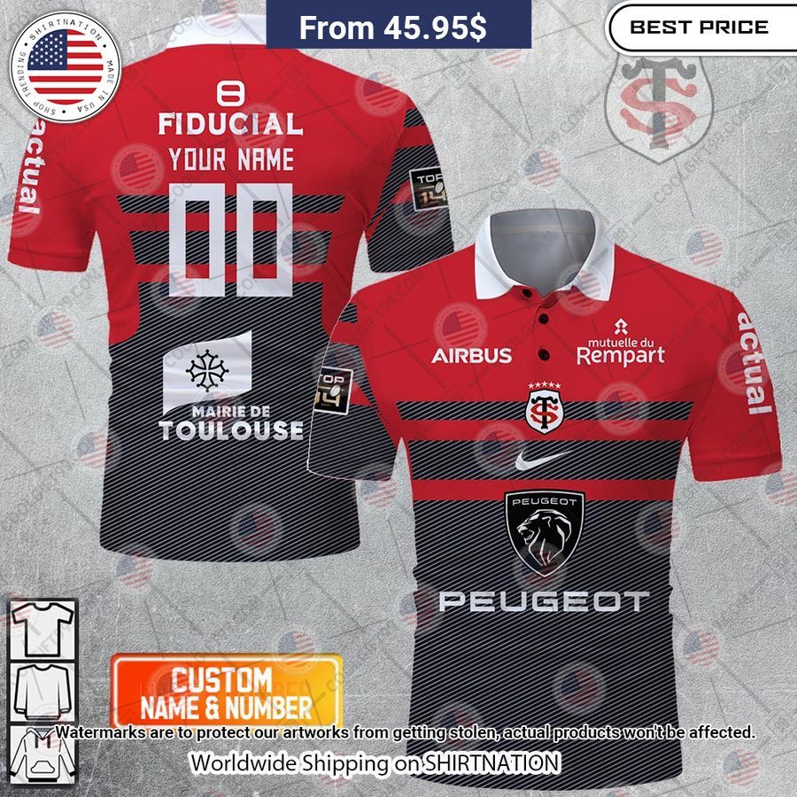 Stade Toulousain Rugby 2223 Jersey Style Custom Polo