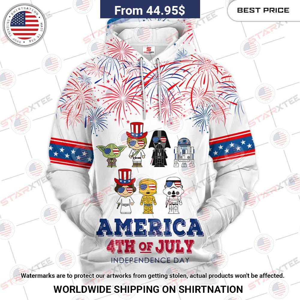 Star Wars America 4th Of July Independence Day Hoodie Amazing Pic