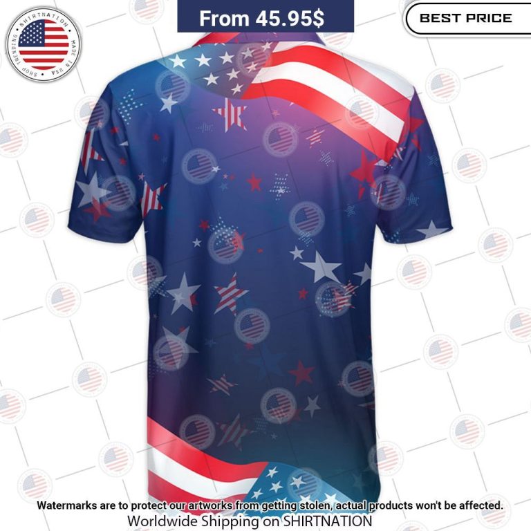 Star Wars Baby Yoda Happy 4th Of July Polo Shirt Cuteness overloaded