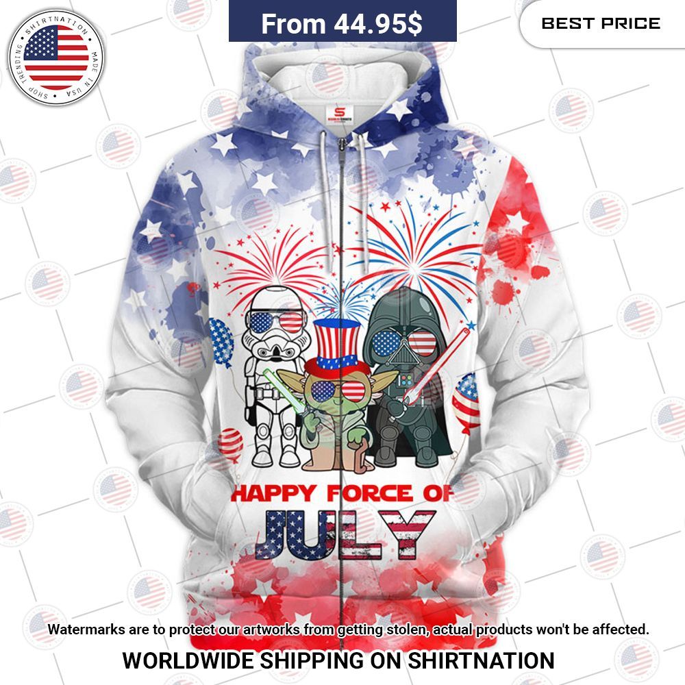 Star Wars Happy Force Of July Hoodie Your beauty is irresistible.