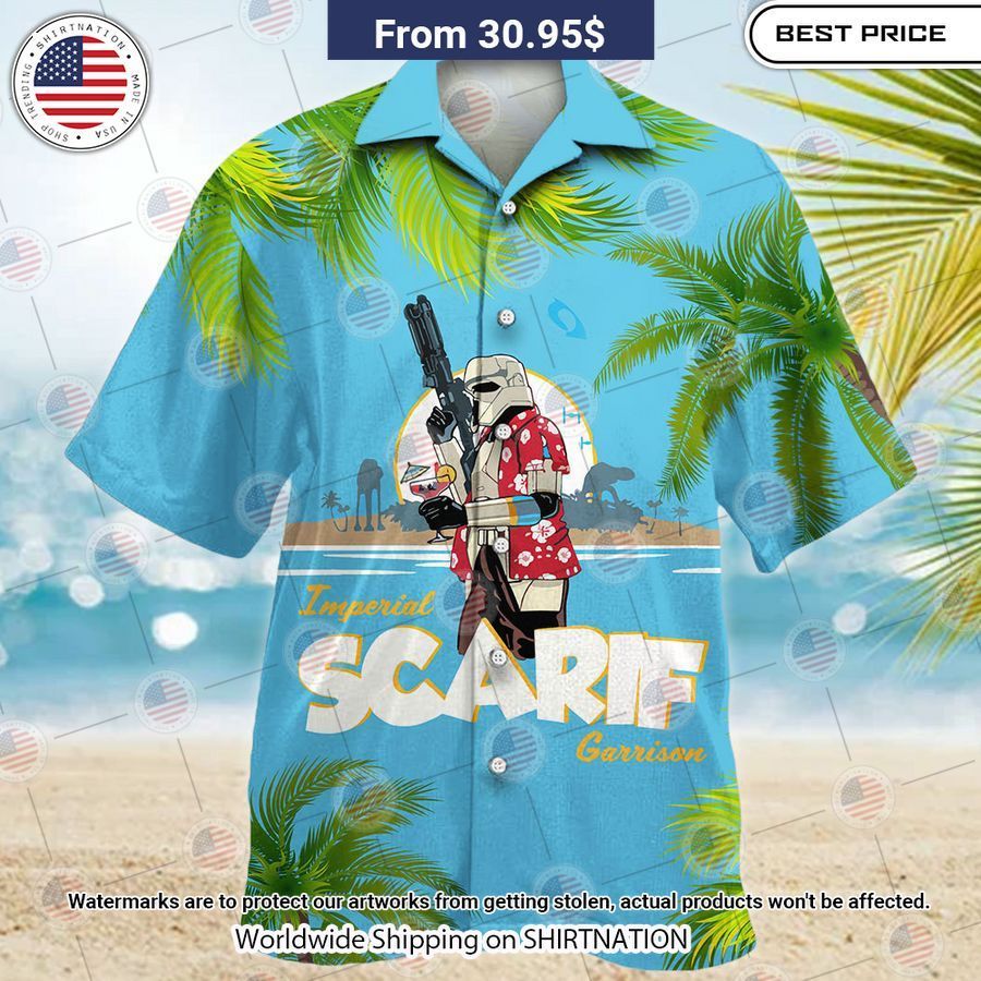 Star Wars Scarif Trooper Hawaiian Shirt