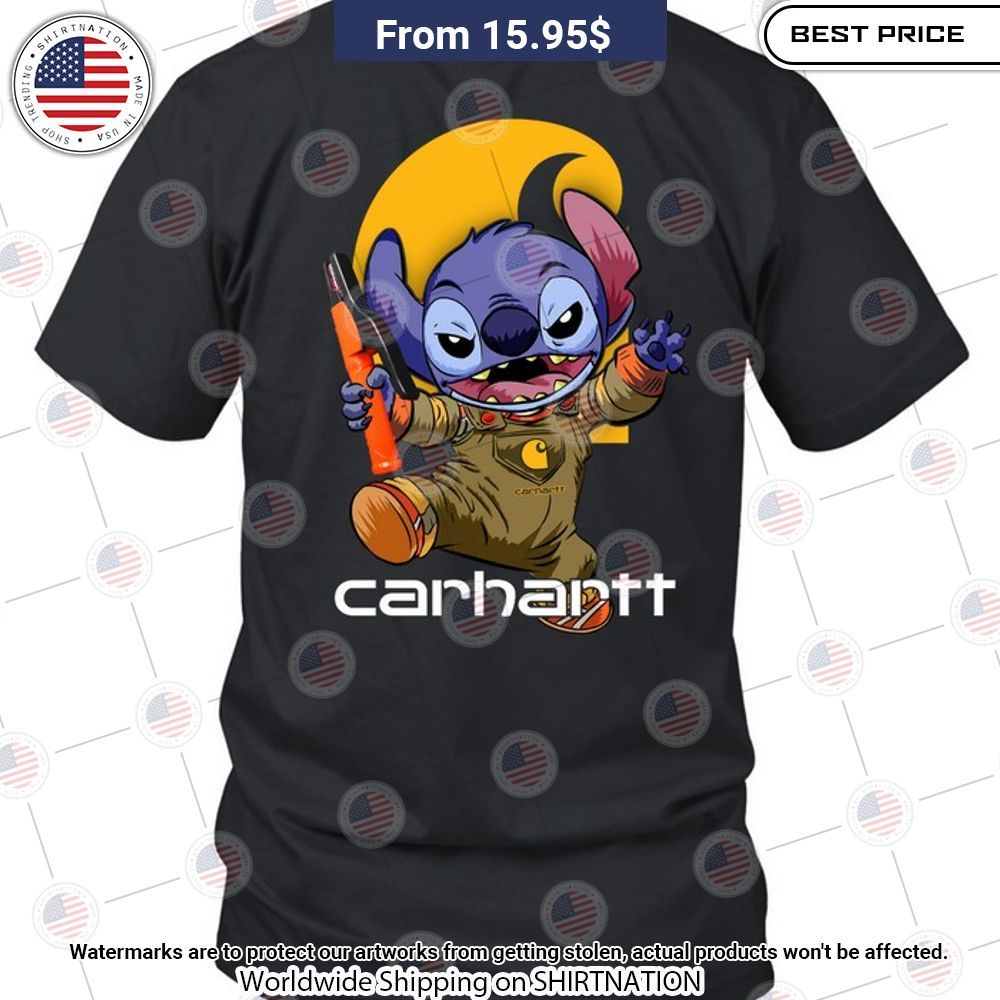 Stitch Carhartt Shirt Natural and awesome