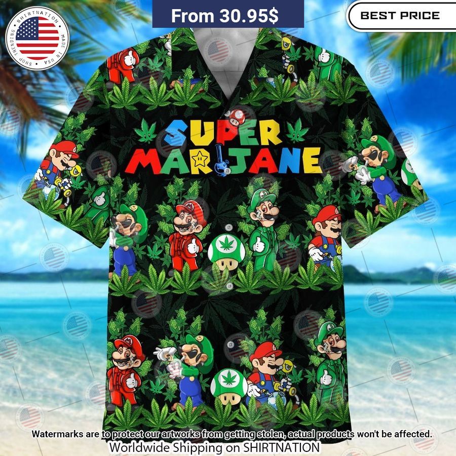 super mario weed hawaiian shirt 1 444.jpg