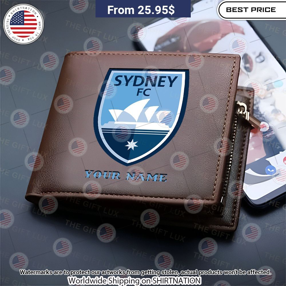 Sydney FC Custom Leather Wallet Is this your new friend?