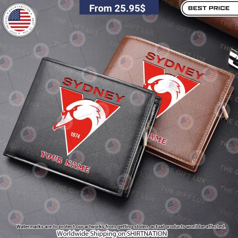 Sydney Swans Custom Leather Wallet Damn good