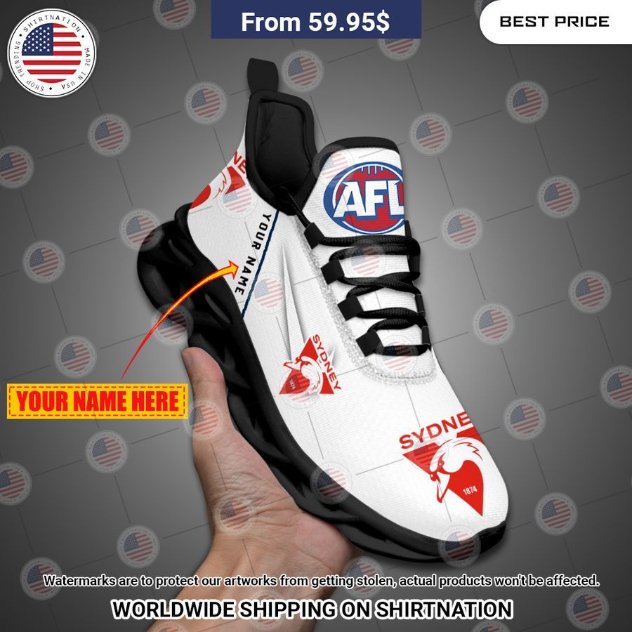Sydney Swans Custom Max Soul Shoes Stand easy bro
