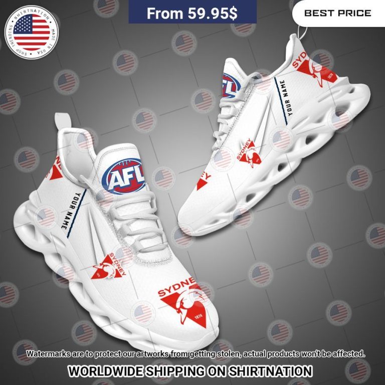 Sydney Swans Custom Max Soul Shoes I like your hairstyle