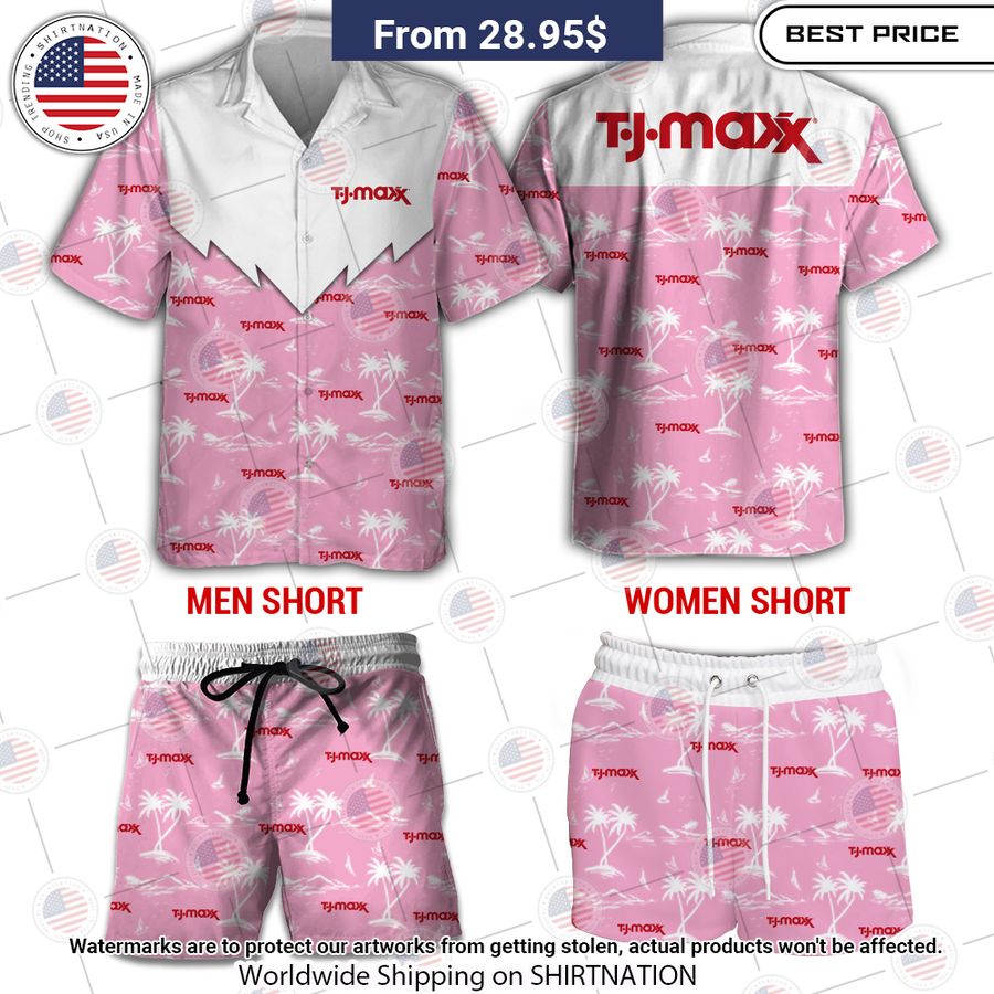 T.J. Maxx Hawaiian Shirt You look cheerful dear