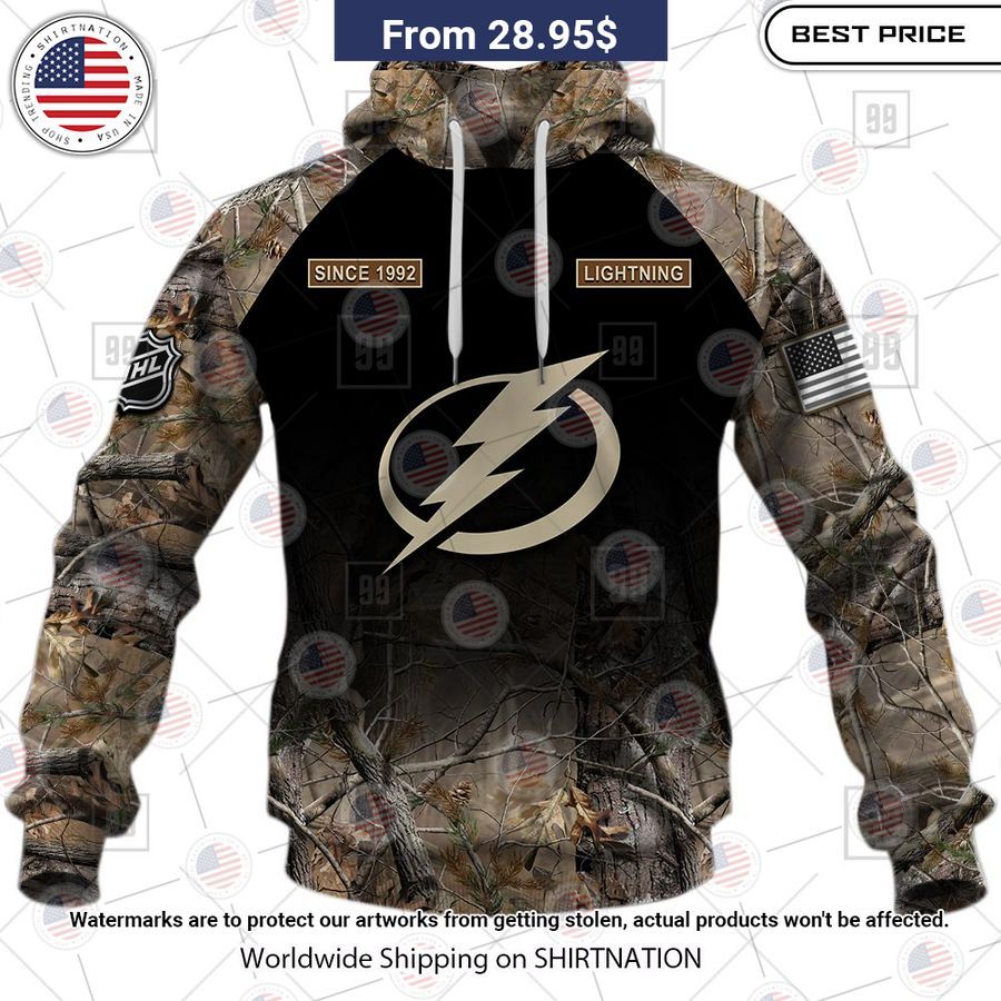 Tampa Bay Lightning Camouflage Custom Hoodie Is this your new friend?