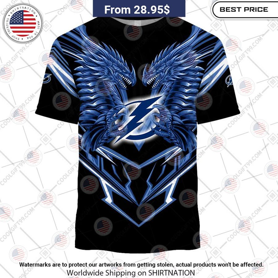 Tampa Bay Lightning Dragon Custom Shirt Damn good
