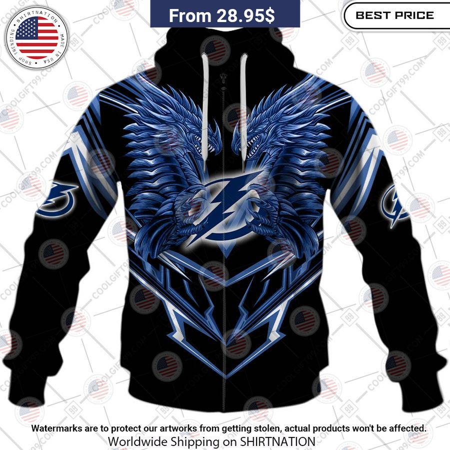 Tampa Bay Lightning Dragon Custom Shirt Looking so nice