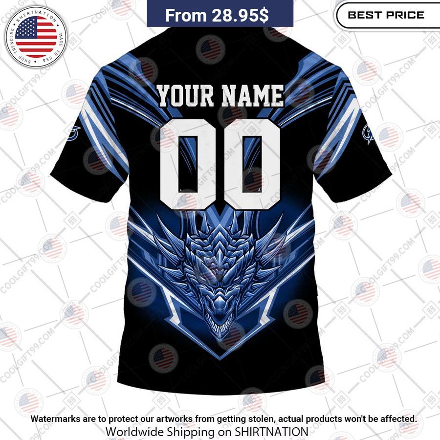 Tampa Bay Lightning Dragon Custom Shirt Good click