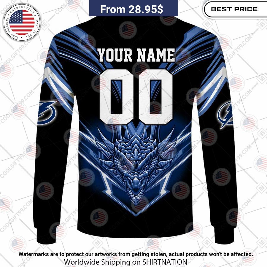 Tampa Bay Lightning Dragon Custom Shirt Wow! What a picture you click