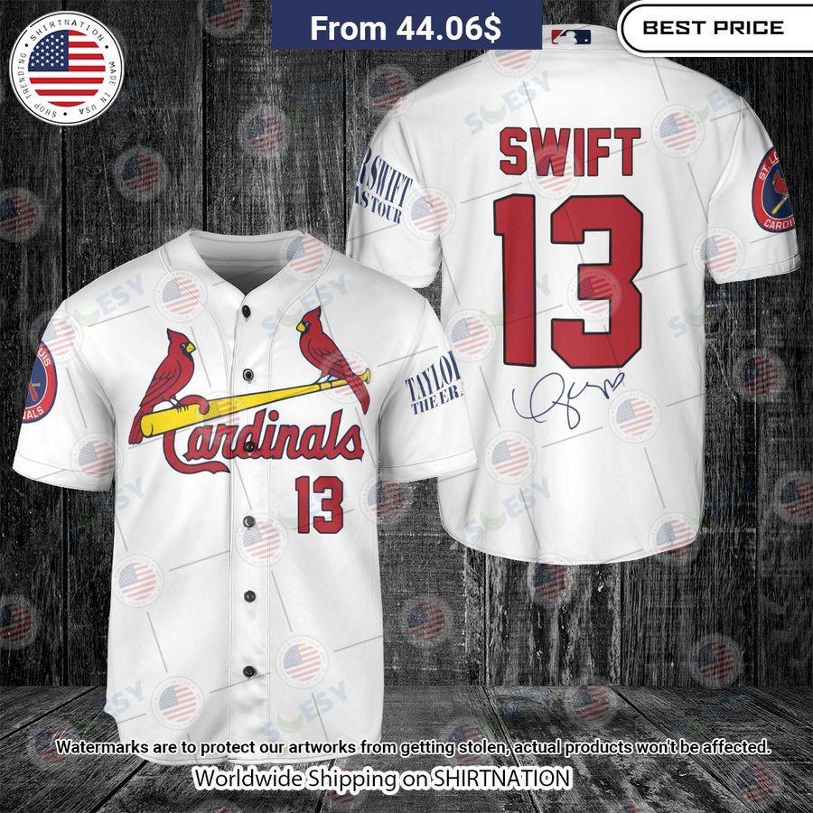 Taylor Swift 13 Cardinals Baseball Jersey