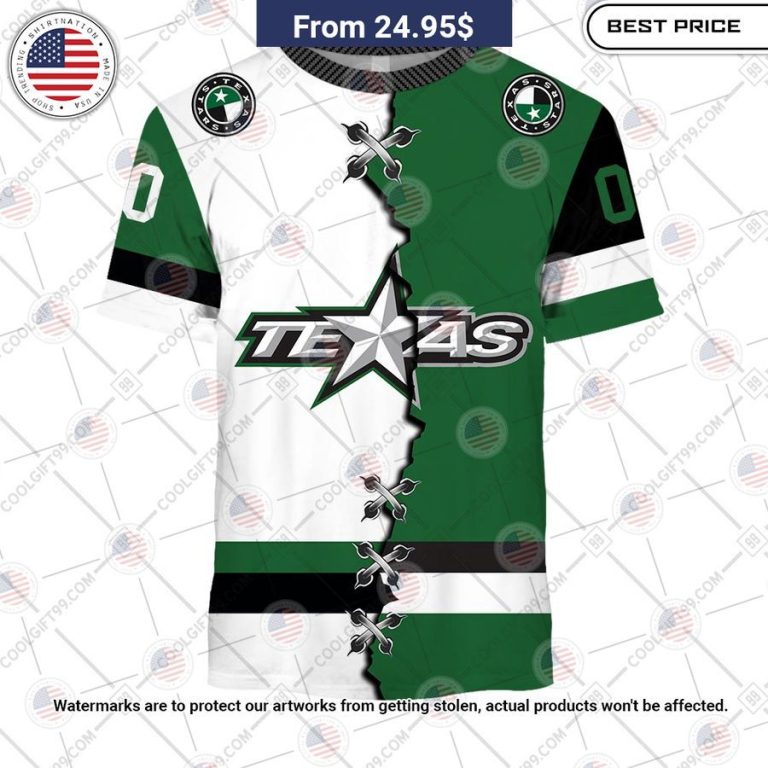 Texas Stars Mix Jersey Custom Hoodie Loving, dare I say?