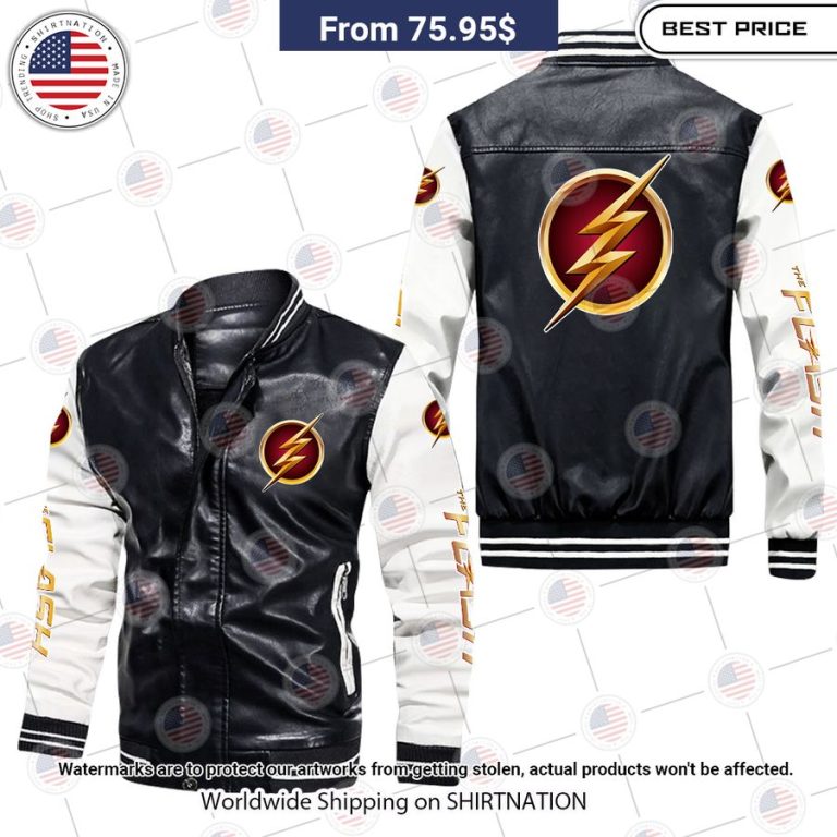 the flash leather bomber jacket 1 219