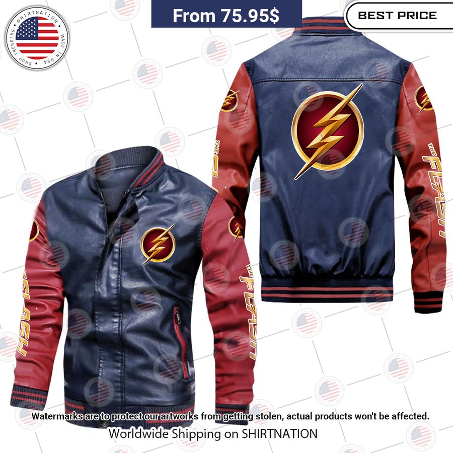 the flash leather bomber jacket 2 327