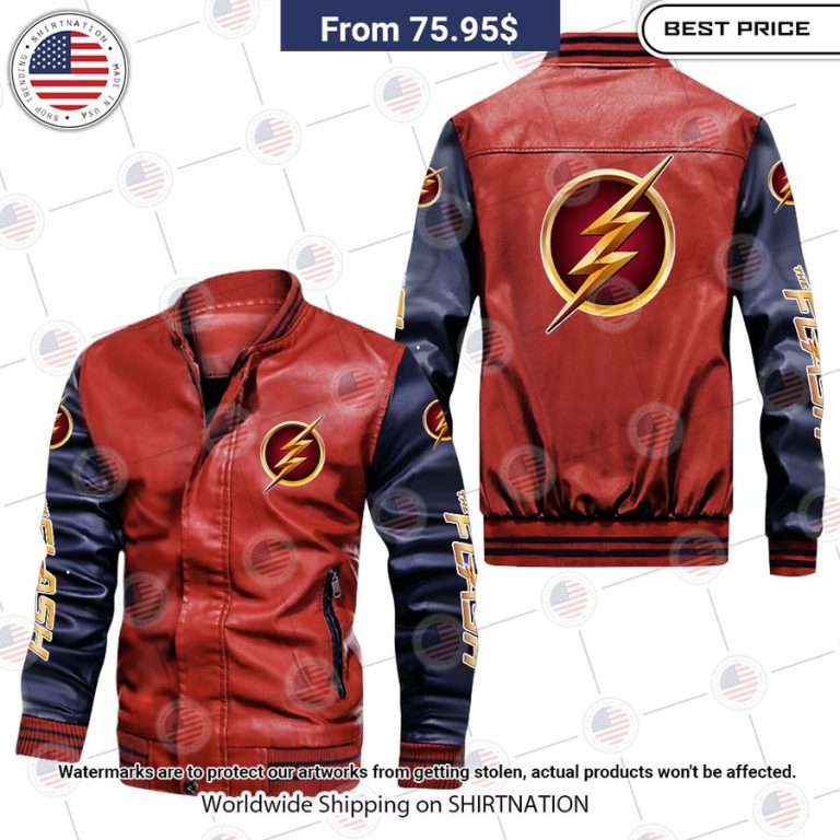 the flash leather bomber jacket 3 101