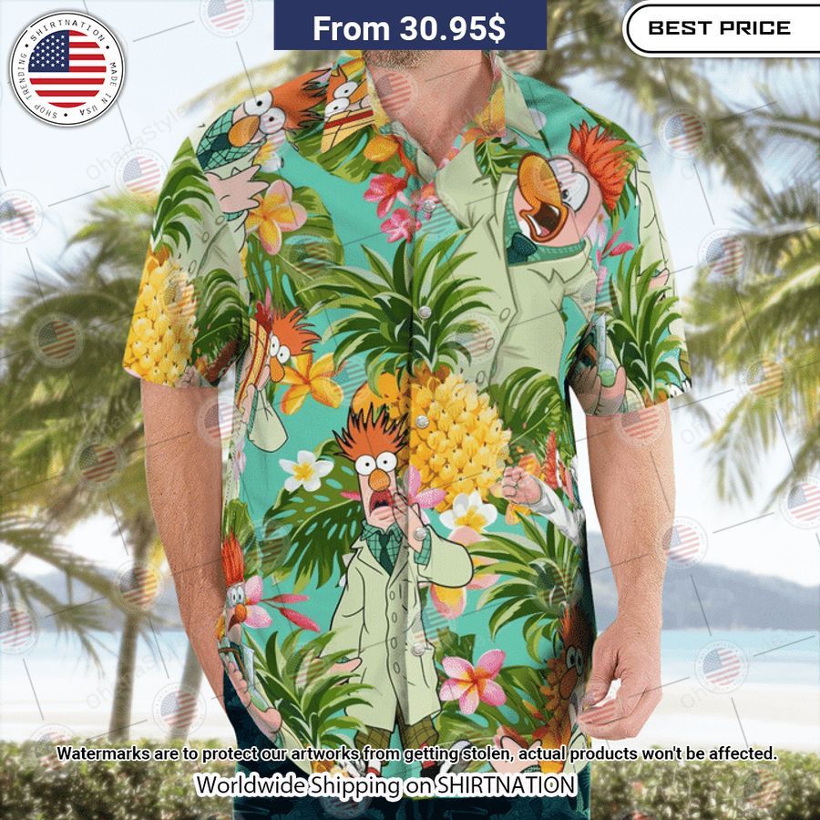 The Muppets Beaker Tropical Hawaiian Shirt