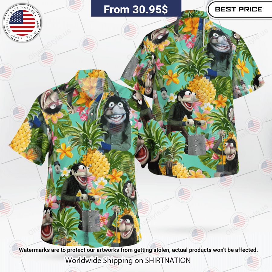 The Muppets Crazy Harry Tropical Hawaiian Shirt