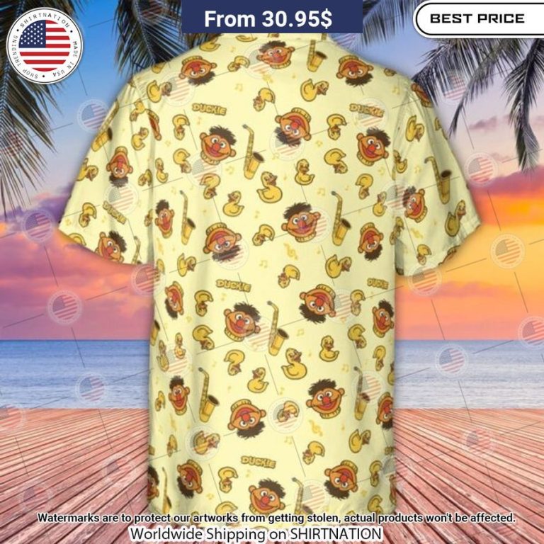 the muppets ernie and rubbber duckie hawaiian shirt 3 368.jpg