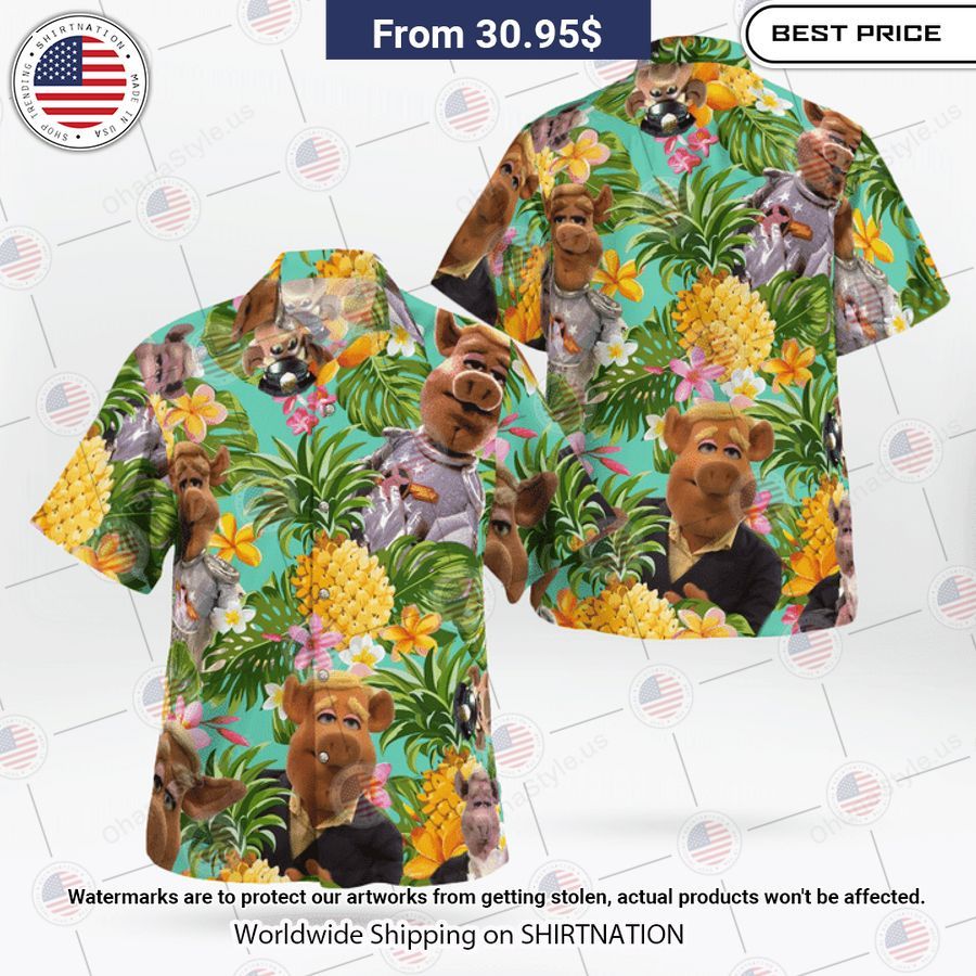 The Muppets Link Hogthrob Tropical Hawaiian Shirt