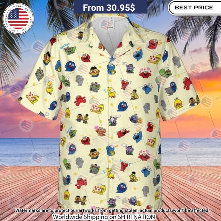 The Muppets Sesame Street Characters Hawaiian Shirt Mesmerising