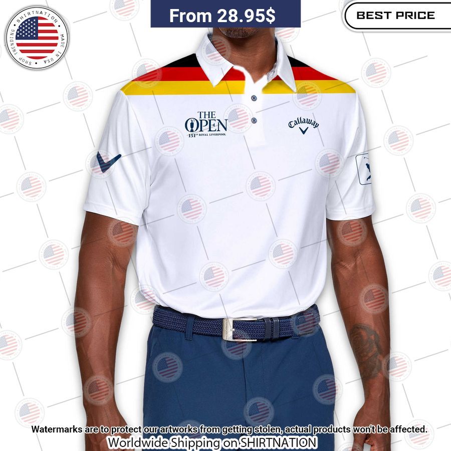 The Open Flag Of The Germany Callaway Polo Shirt