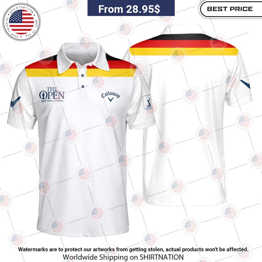 The Open Flag Of The Germany Callaway Polo Your beauty is irresistible.
