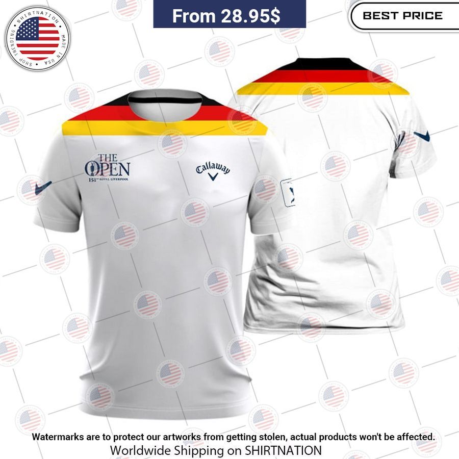 The Open Flag Of The Germany Callaway Polo You look elegant man