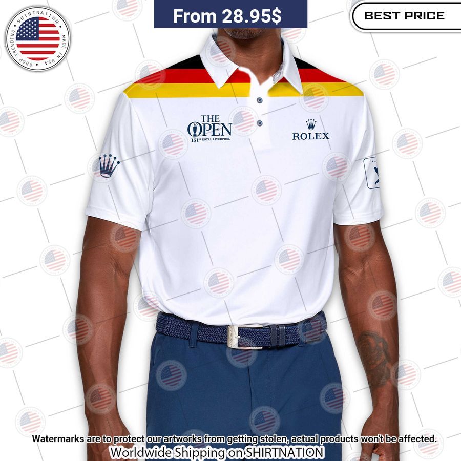 The Open Flag Of The Germany Polo Shirt