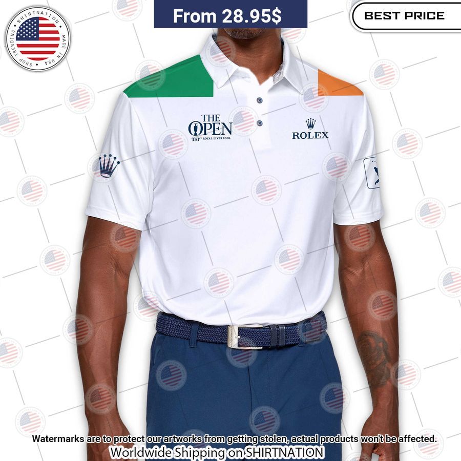 The Open Flag Of The Ireland Rolex Polo Shirt
