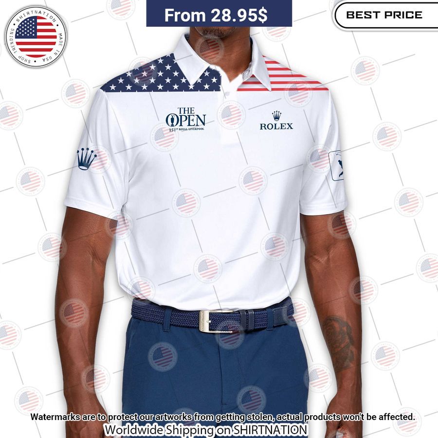 The Open Flag Of The US Rolex Polo Shirt