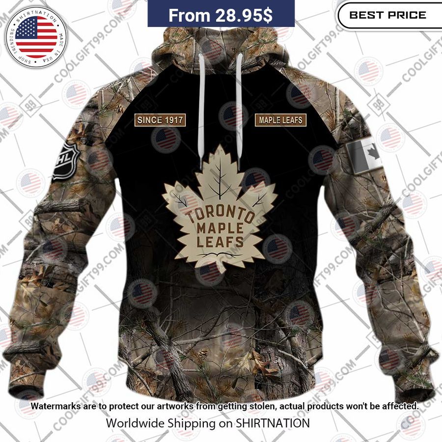 Toronto Maple Leafs Camouflage Custom Hoodie I like your hairstyle
