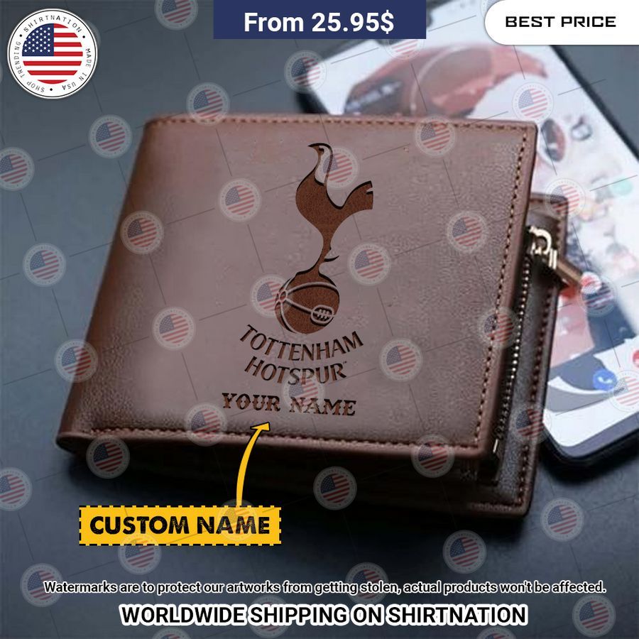 Tottenham Hotspur Custom Leather Wallet